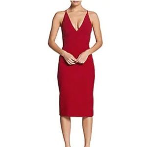 TARANTINO SUPER SEXY RED LOW V BACK DRESS 8